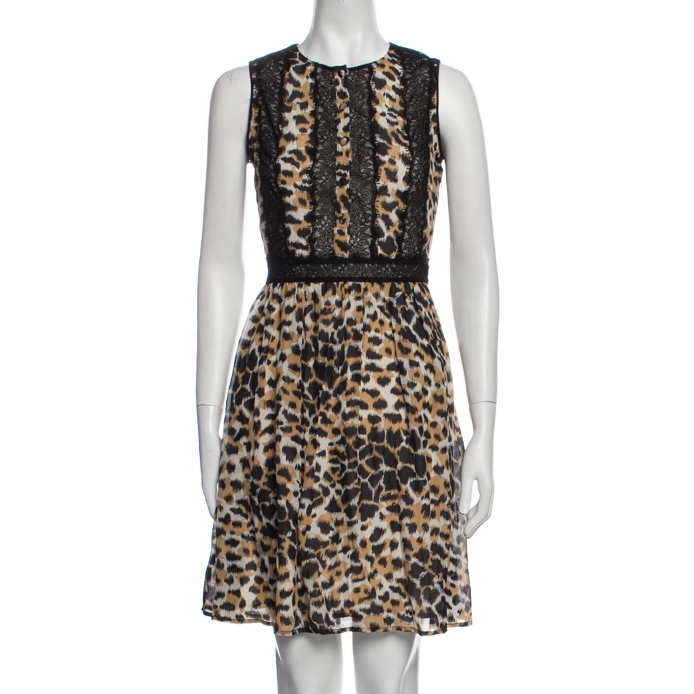 Alice by Temperly A line silk dress.